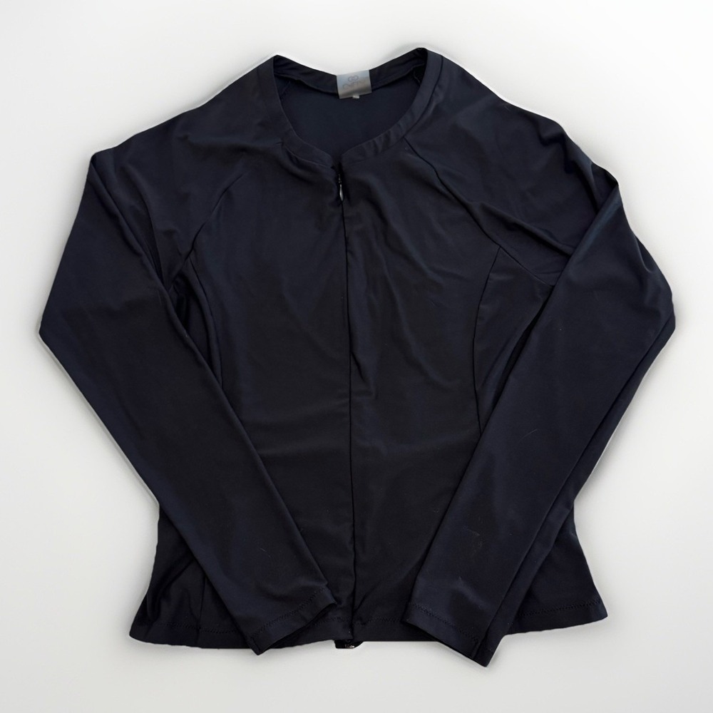 Calia By Carrie Underwood Black Zip Up Long Sleeve Fitted Athletic Jacket-XS-Gym - Picture 2 of 6